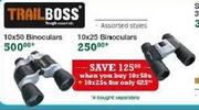 Trailboss 10 x 50 + 10 x 25 Binoculars