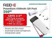 RED-E PowerBank 4500mAh Gift Pack