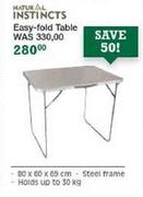 Natural Instincts Easy-Fold Table