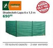 Shadecloth Lapa 6 x 1.5m