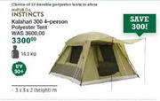 Natural Instincts Kalahari 300 4-Person Polyester Tent