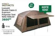 Natural Instincts Lowveld Double Cabin 6 6-Person Polyester Tent
