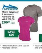 Capestorm Men's Enhancer & Women's Hamony Ts-Each