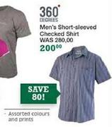 Decrees Men's Short-Sleeved Checked Shirt