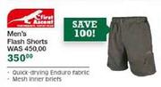 First Ascent Men's Flash Shorts