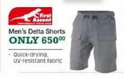 First Ascent Men's Delta Shorts