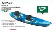 Feelfare Gemini II 2-Person Sit-On-Top Kayak