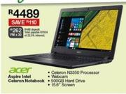 Acer Aspire Intel Celeron Notebook