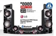 LG 4.2 Channel DVD Home Theatre System ARX 10