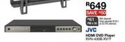JVC HDMI DVD Player XVN-430B-XV/Y