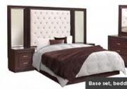 3 Piece Jacqueline Wall Bed And Pedestals