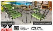 7 Piece Forest Ridge Patio Suite Including Cushions