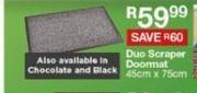 Duo Scrapper Doormat 45x75cm-Each