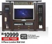 4-Piece London Wall Unit