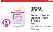 Plascon Super Universal Enamel Doors & Trims NY1-5Ltr