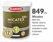 Plascon Micatex BBO-20Ltr