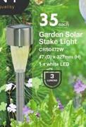 Current Garden Solar Stake Light 3 Lumens CRS1472W-47(D) x 327mm(H) Each