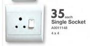 Waco Single Socket-4 x 4 Each