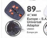 Europe Pin S.A. Universal Adaptor UNI001-Each