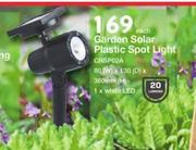 Current Garden Solar Plastic Spout Light 20 Lumens 80(W) x 30 (D) x 360mm (H) CRSP02A Each