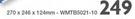 Worksman Water Tight Hard Case 270 x 246 x 124mm WMTB5021-10