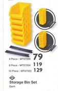 Storage Bin Set 8-Piece-MTS7004-Each