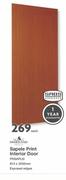 Swartland Sapele Print Interior Door PRSAPL10-813 x 2032mm Each