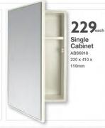 Single Cabinet ABS6018 (220 x 410 x 110mm)-Each