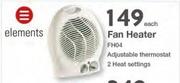 Fan Heater FH04-Each