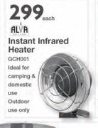 Alva Instant Infrared Heater GCH001-Each