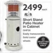 Alva Short Stand Patio Heater In Cabinet GHP30-Each