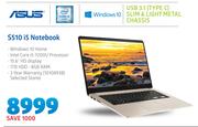 Asus S510 i5 Notebook