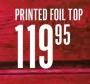 Printed Foil Top