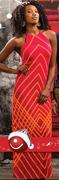 Printed Halterneck Maxi Dress
