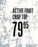 Active Fruit Crop Top