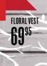 No Issue Floral Vest 