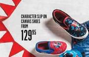 Disney Character Slip On Canvas Shoes