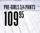 4Teen Pre Girls 3/4 Pants