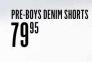 Pre-Boys Denim Shorts
