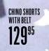 Chino Shorts With Belt