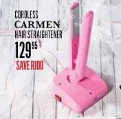 Carmen rechargeable clearance hair straighteners