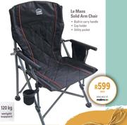 [MAKRO] Camp Master Le Mans Solid Arm Chair-Each