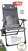 [MAKRO] Camp Master Deluxe 320 Mesh Reclining Chair-Each