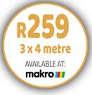 [MAKRO] Camp Master Tarpaulin 3 x 4 Metre