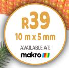 [MAKRO] Camp Master Assorted Braided Ropes Polypropylene 10m x 5mm