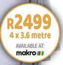 [MAKRO] Camp Master Heat Deflective Tarpaulin Heavy Duty Canvas 4 x 3.6 Metre