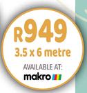 [MAKRO] Camp Master Reflective Tarpaulin 3.5 x 6 Metre