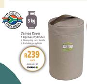 [MAKRO] Camp Master Canvas Cover 3Kg Gas Cylinder-Each