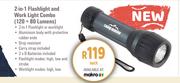 [MAKRO] Camp Master 2 In 1 Flashlight & Worklight Combo [120 + 80 Lumens]-Each