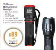 [MAKRO] Camp Master 150 Lumen LED Aluminium Flashlight-Each